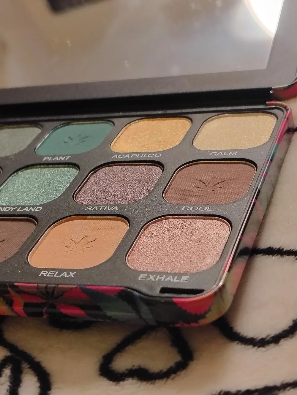 Revolution Forever Flawless Chilled Eyeshadow Palette Made w/Cannabis Sativa